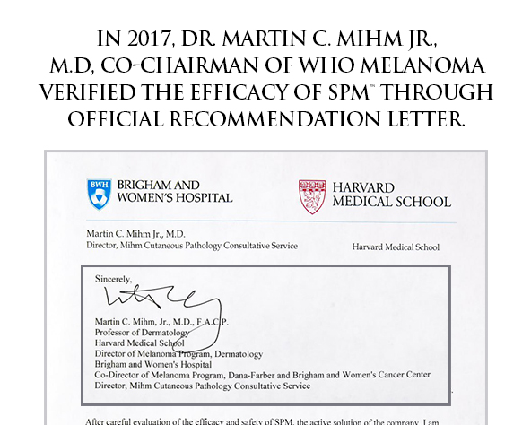 SPM Recommendation Letter Dr. Martin C. Mihm Jr.(Harvard Medical School)